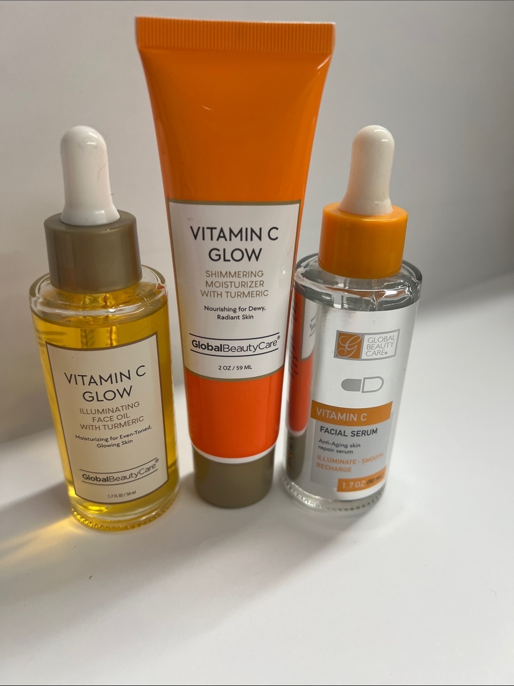 Global Beauty Care Vitamin C Glow Products Set of 3 - New